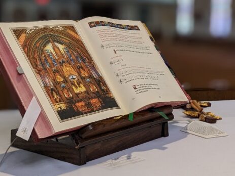 Bible inside St Catherine Church