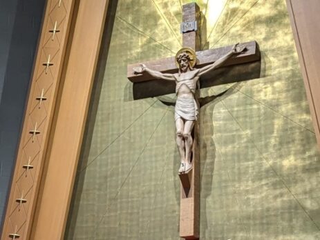 The Cross inside St Philip Church