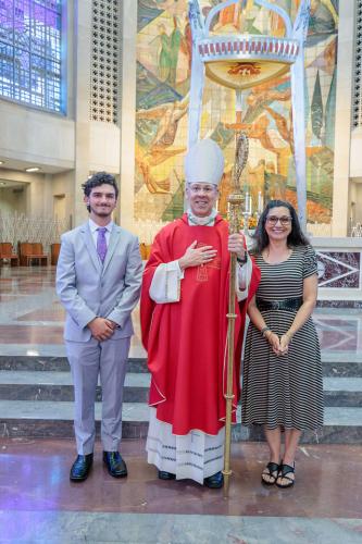 Gavin with bishop